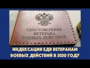 Льготы ветеранам боевых действий в 2020 году в тамбовской области