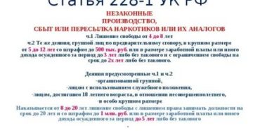 Статья 228 Пункт 4 Уголовный Кодекс России 2020