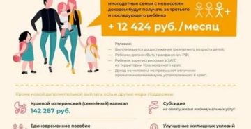 Что Положено Многодетной Малообеспеченной Семье От Государства В 2020 Году Г Киров